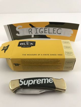 Supreme Buck Knife Fw09 Box Logo Rare