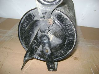 Antique Century Rural Metal U.  S.  Mailbox Detroit Patented 1901 H.  G.  Isenberger 3