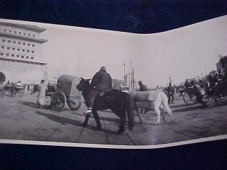 Orig Vintage Chinese - China Real Photo Street Scene In Peking c 1900 3