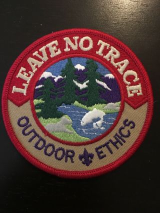 Vintage Bsa Leave No Trace / Outdoor Ethics Patch