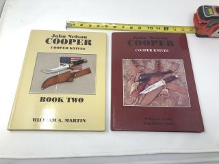 John Nelson Cooper Custom Knife Red Book Book 1 And Yellow Book 2