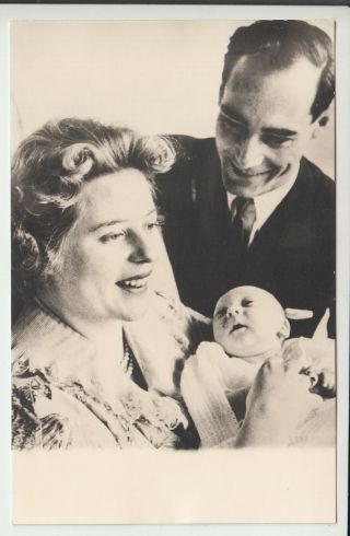 Prince Andrew Of Yugoslavia & Wife Christina,  Née Pss Of Hesse & Daughter Rare