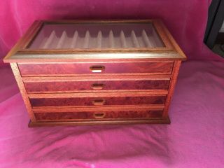 40 Fountain Pen Display Case Made In Italy