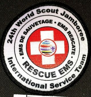 A9103 24th World Scout Jamboree 2019 Bsa Usa Rescue Ems Ist Staff Patch