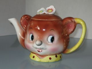 Rare Enesco Lil Bear Teapot Tea Pot Japan