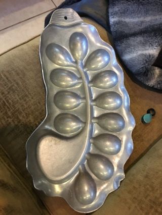 Gourmet The Oyster Bed By Wilton Armetale Pewter Large Oysters / Shrimp