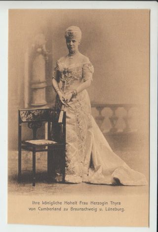 Charming Duchess Thyra Of Cumberland,  Née Princess Of Denmark Rare