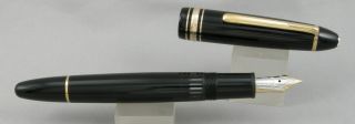 Montblanc 146 Legrand Black & Gold Fountain Pen - 1990 