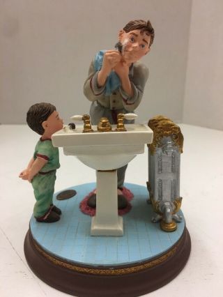 The Norman Rockwell Gallery Little Shaver Sculpture Number A1319 Jl091517