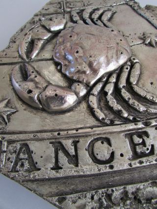Sid Dickens Silver Zodiac CANCER The Crab Z - 07 Memory Tile Retired 2