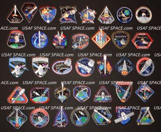 Spacex Complete 80 Mission Patch Set Falcon - 9 Dragon Nasa Crs Spx Stp - 2