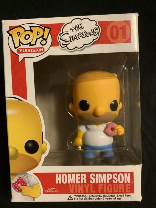 Funko Pop Television Homer Simpson 01 Vaulted - The Simpsons