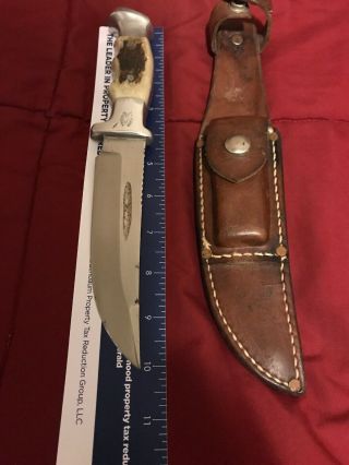 R.  H.  RUANA CUSTOM KNIFE 21A LITTLE KNIFE STAMP - SHEATH - 1960’s 11