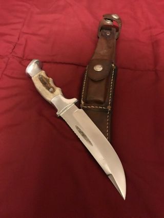 R.  H.  RUANA CUSTOM KNIFE 21A LITTLE KNIFE STAMP - SHEATH - 1960’s 3