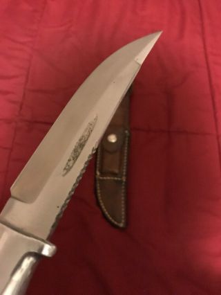 R.  H.  RUANA CUSTOM KNIFE 21A LITTLE KNIFE STAMP - SHEATH - 1960’s 9