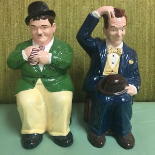 Laurel And Hardy Cookie Jars Larry Harmon Pictures Marked 124/1000