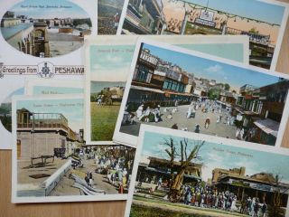 13 Vintage Postcards Peshawar & Lundi Kotal India Pakistan Area (all Unposted)