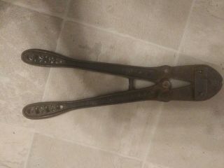 Vintage H.  K.  Porter Bolt Cutter 12 " 1855 Tool 12 " Long Usa
