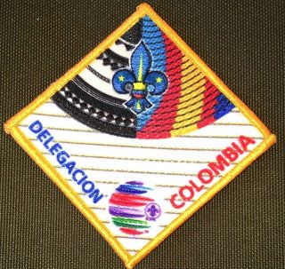 A9145 24th World Scout Jamboree 2019 Bsa Usa Colombia Delegate Pocket Patch
