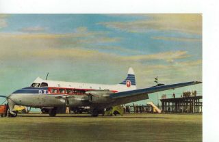 Japan Airlines Heron @ Haneda Airport Postcard Printed In Japan In The 60 