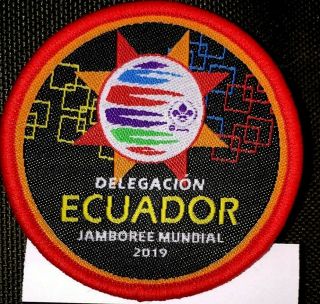 A9141 24th World Scout Jamboree 2019 Bsa Usa Ecuador Contingent Pocket Patch