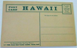 1915 Honolulu TH Hawaii Mid - Pacific Carnival Hula Maid Roesch Poster Art 2