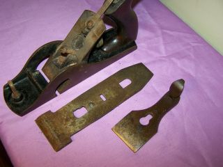 STANLEY No.  10 1/2 Carriage Maker ' s Rabbet Plane B Casting Type 8 ca 1899 - 1902 6