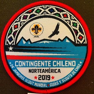 A9130 24th World Scout Jamboree 2019 Bsa Usa Chile Contingent Patch