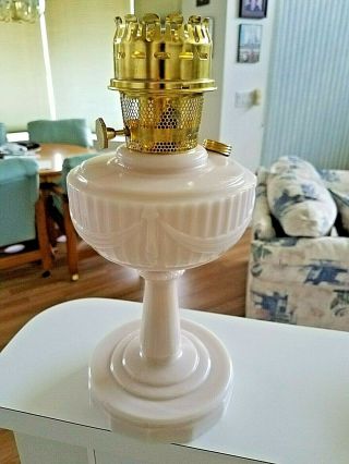 Aladdin Alacite Tall Lincoln Drape Oil Lamp B - 75