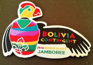 A9123 24th World Scout Jamboree 2019 Bsa Usa Boliva Contingent Patch