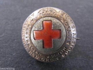 S.  Australian Junior Section Red Cross (b.  R.  C.  S. ) Button Style Badge