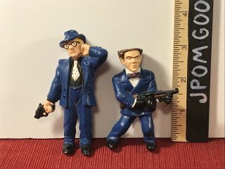 DISNEY APPLAUSE DICK TRACY FLAT TOP And Itchy PVC FIGURES 3 INCH Tall Gangsta 5