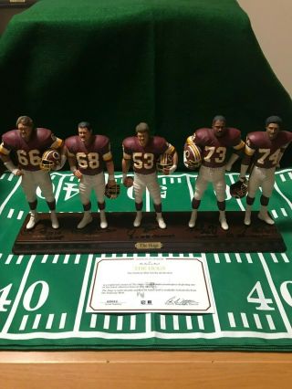 Danbury Washington Redskins " The Hogs " Nfl Figurine