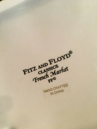 Fitz & Floyd French Market Pig Cookie Jar MWB 10