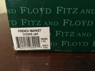 Fitz & Floyd French Market Pig Cookie Jar MWB 11