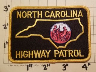 North Carolina Highway Patrol Patch W/ Presentation Card