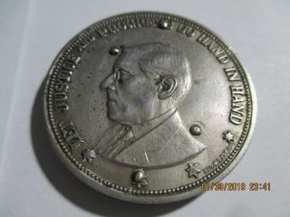 1912 Campaign Coin & Knife Woodrow Wilson For President 11/2 "