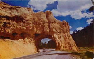Red Canyon Bryce Canyon Highway Utah Ut Big Rock Canyon Mountain Postcard