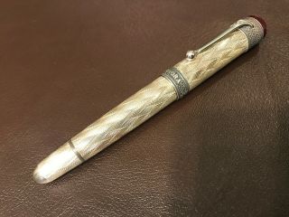Aurora Limited Edition 80th Anniv.  Fountain Pen Nib: M.  Sterling Silver