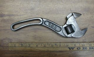 Antique Bemis & Call 10 " Adjustable " S " Wrench,  1 - 13/16 " Capacity,