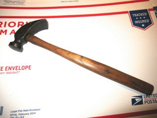 Antique E.  Howard No.  0 Cobblers Hammer W/ Hickory Handle Good Antique Cond