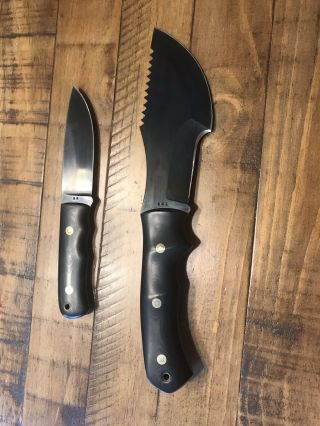 Dave Beck Wsk Tracker Knife Model C Gen 2 With Companion Knife