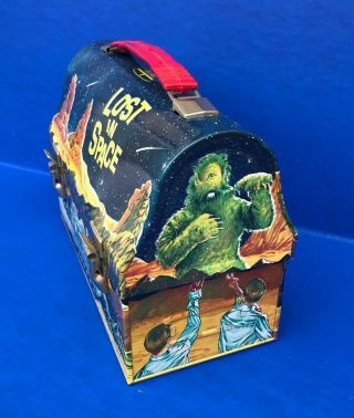 STUNNING 1967 LOST IN SPACE METAL LUNCHBOX & THERMOS WOW 5