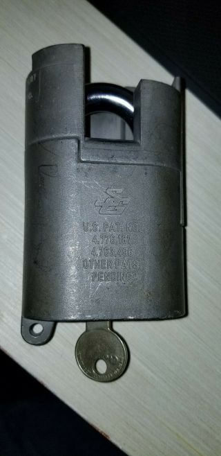 Sargent and Greenleaf S&G US Model 833 Padlock Lock & key 4
