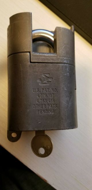 Sargent and Greenleaf S&G US Model 833 Padlock Lock & key 5