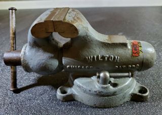 Wilton Baby Bullet Vise Early Type 1 Partial Decal 1941 - 1944 Machinist 2 
