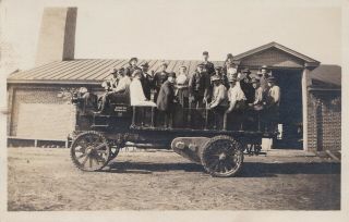 Rppc C.  1910 Early Traction Automotive History Avery Co Truck Of Peoria Illinois