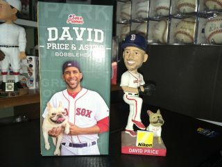 David Price & Astro Boston Red Sox 2016 Nikon Sga Bobblehead Doll