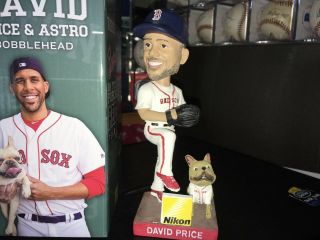 David Price & Astro Boston Red Sox 2016 Nikon SGA Bobblehead Doll 2
