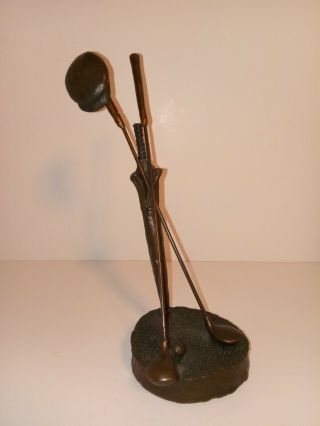 Mark Hopkins Limited Edition Bronze Sculpture: " Woods " 169 Of 950